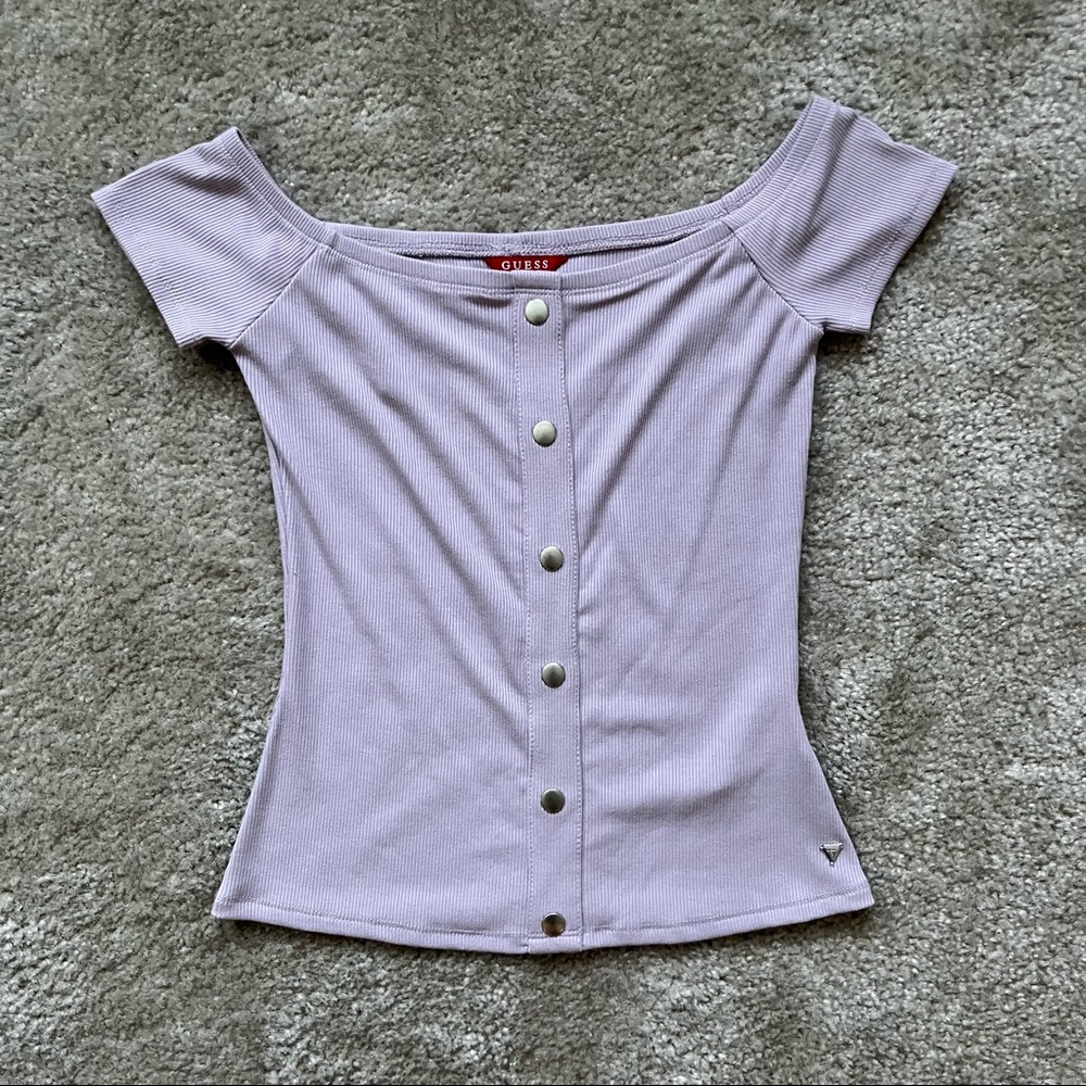 Guess - Ribbed Crop Top